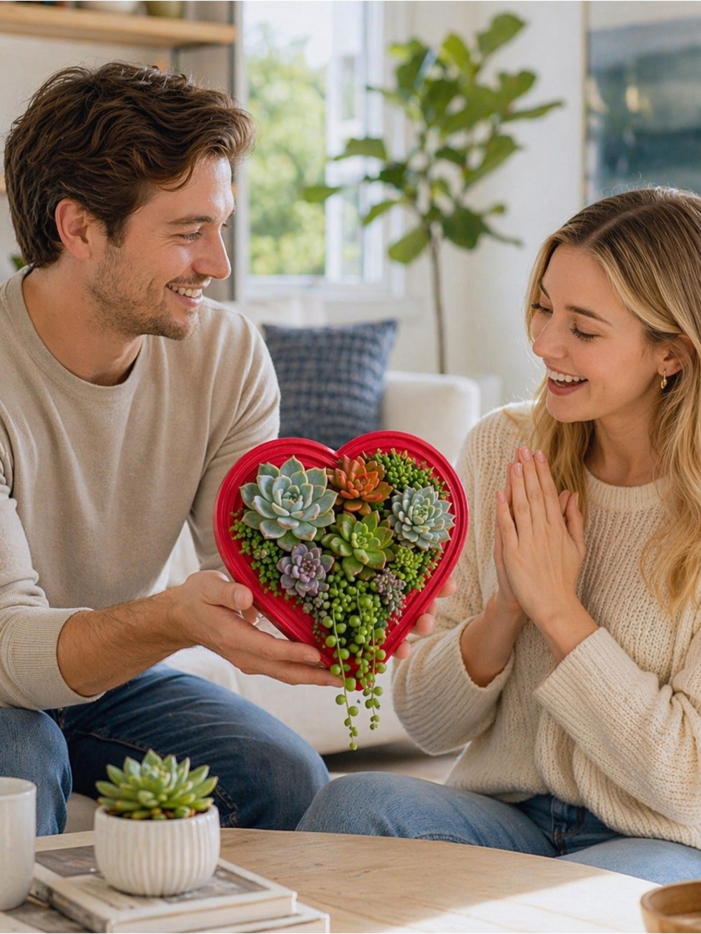Heart-Shaped Vertical Planter Kit (Pink) - Portrait Gardens - Picture 8 of 10